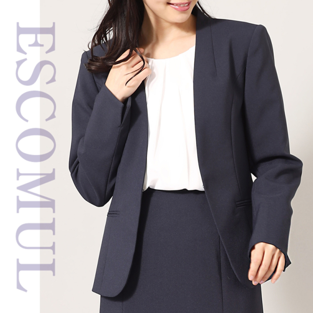 家庭で洗える】【30%OFF】【選べる3ボトムス】濃紺2点セット NS