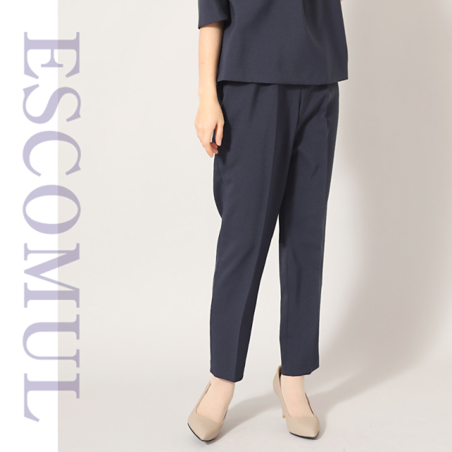 家庭で洗える】【30%OFF】【選べる3ボトムス】濃紺2点セット NS