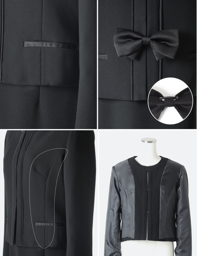 ブラックフォーマル,黒,喪服,礼服,レディース,アンサンブル,ブラック,葬儀,冠婚葬祭,法事,品格