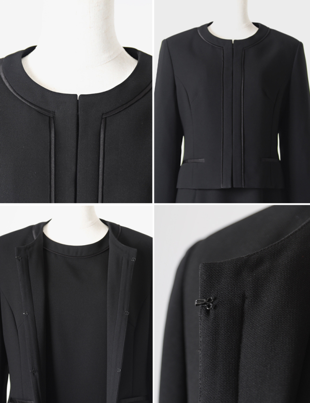 ブラックフォーマル,黒,喪服,礼服,レディース,アンサンブル,ブラック,葬儀,冠婚葬祭,法事,品格