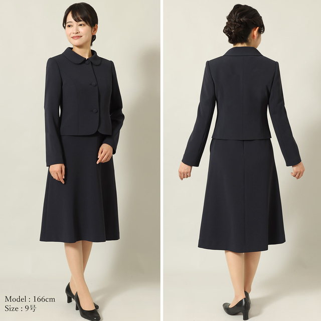 お受験安心4点セット 日本製 お受験スーツ 濃紺スーツプレミアム