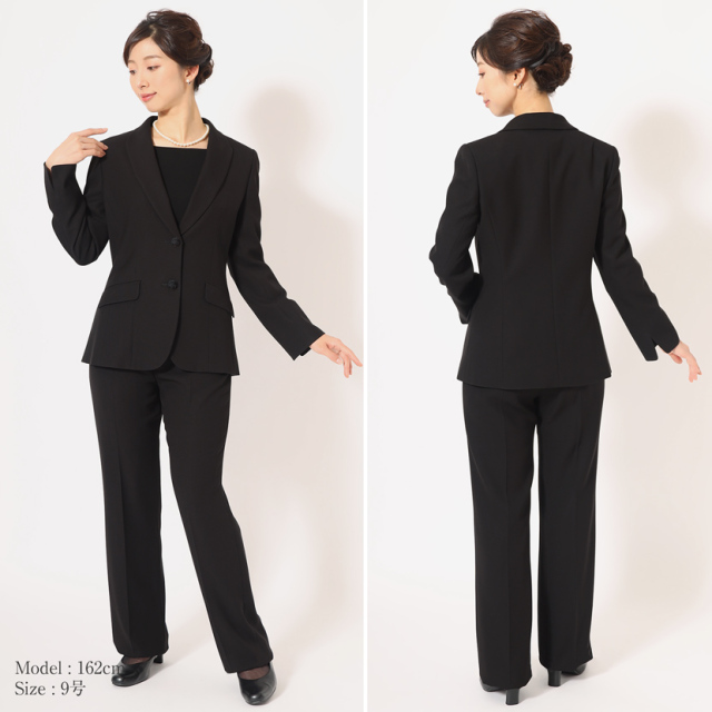 ブラックフォーマル,黒,喪服,礼服,レディース,アンサンブル,ブラック,葬儀,冠婚葬祭,法事,品格