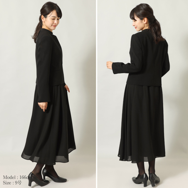 ブラックフォーマル,黒,喪服,礼服,レディース,アンサンブル,ブラック,葬儀,冠婚葬祭,法事,品格