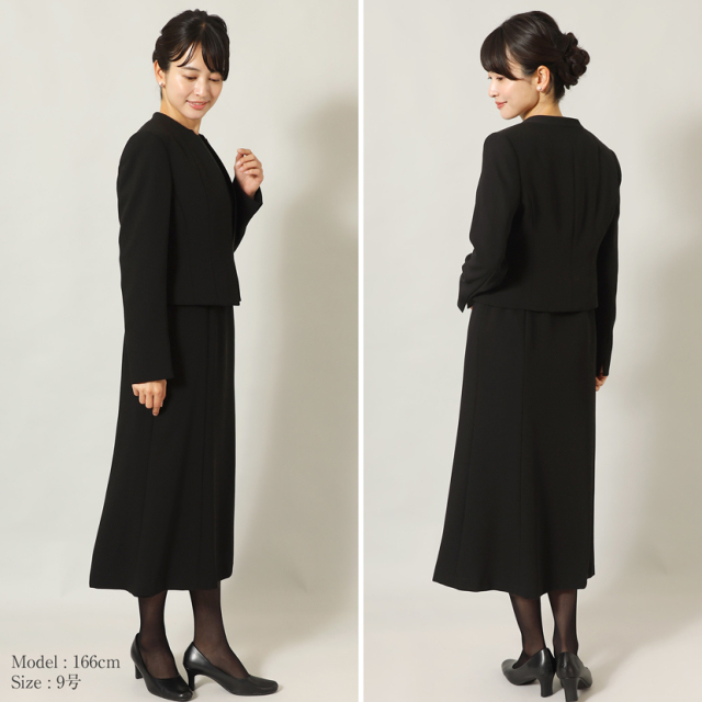 ブラックフォーマル,黒,喪服,礼服,レディース,アンサンブル,ブラック,葬儀,冠婚葬祭,法事,品格