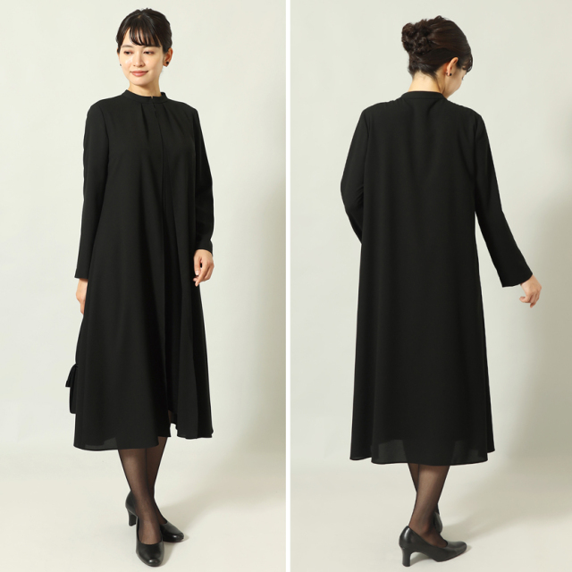 ブラックフォーマル,黒,喪服,礼服,レディース,アンサンブル,ブラック,葬儀,冠婚葬祭,法事,品格