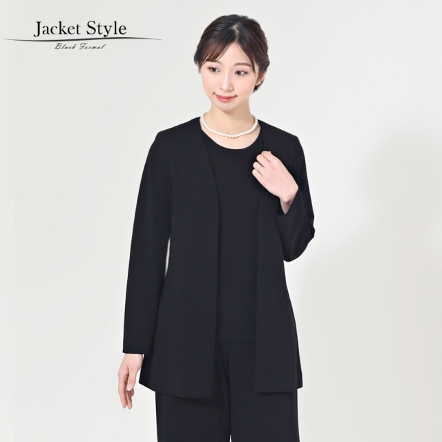 ブラックフォーマル,黒,喪服,礼服,レディース,アンサンブル,ブラック,葬儀,冠婚葬祭,法事,品格