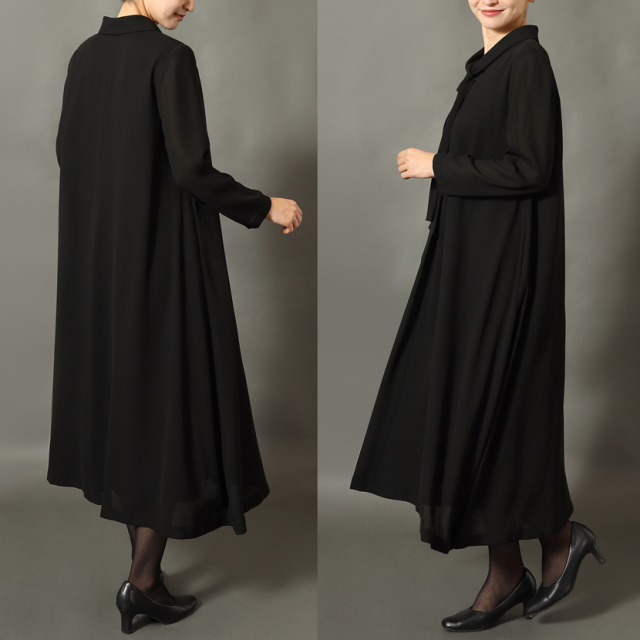 ブラックフォーマル,黒,喪服,礼服,レディース,アンサンブル,ブラック,葬儀,冠婚葬祭,法事,品格