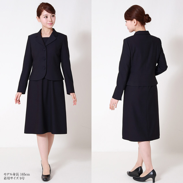 お受験安心4点セット お受験ママを応援！！濃紺スーツプレミアム  
