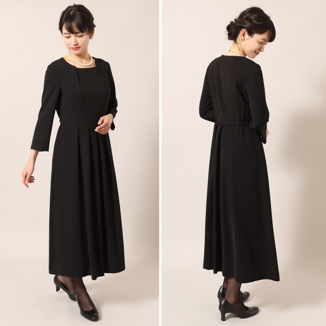 ブラックフォーマル,黒,喪服,礼服,レディース,アンサンブル,ブラック,葬儀,冠婚葬祭,法事,品格