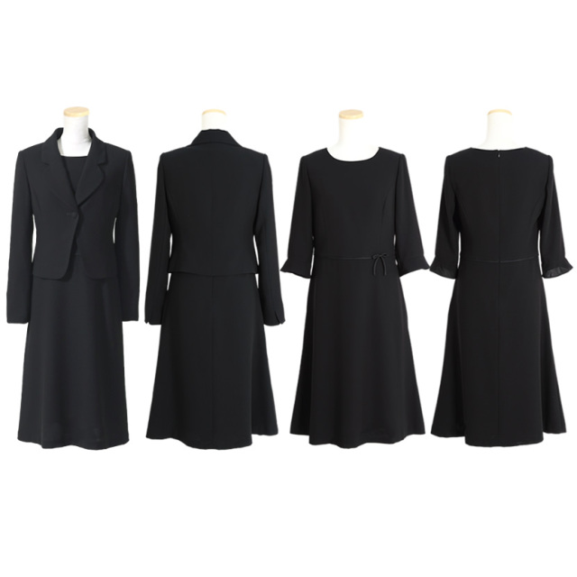 ブラックフォーマル,黒,喪服,礼服,レディース,アンサンブル,ブラック,葬儀,冠婚葬祭,法事,品格