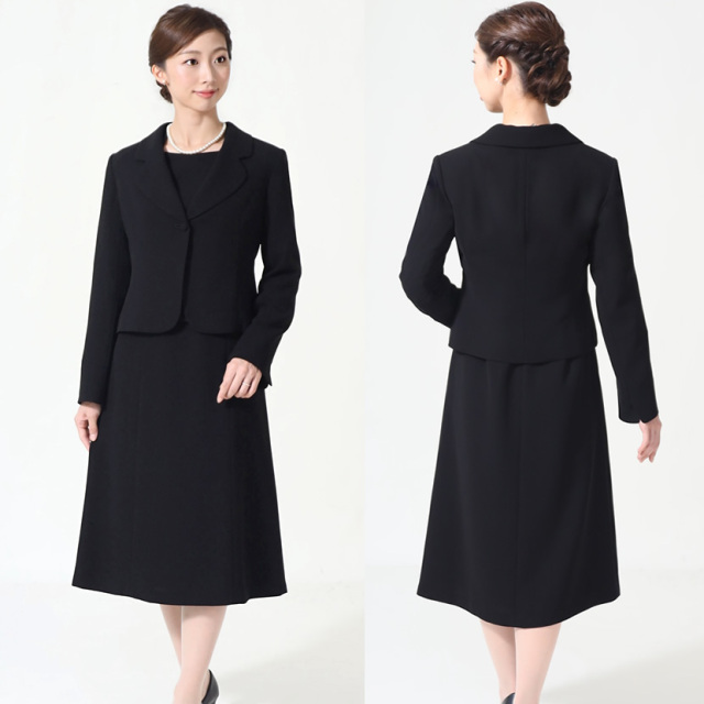 ブラックフォーマル,黒,喪服,礼服,レディース,アンサンブル,ブラック,葬儀,冠婚葬祭,法事,品格