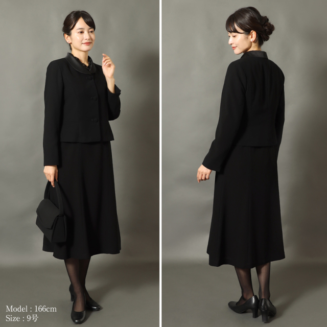 ブラックフォーマル,黒,喪服,礼服,レディース,アンサンブル,ブラック,葬儀,冠婚葬祭,法事,品格