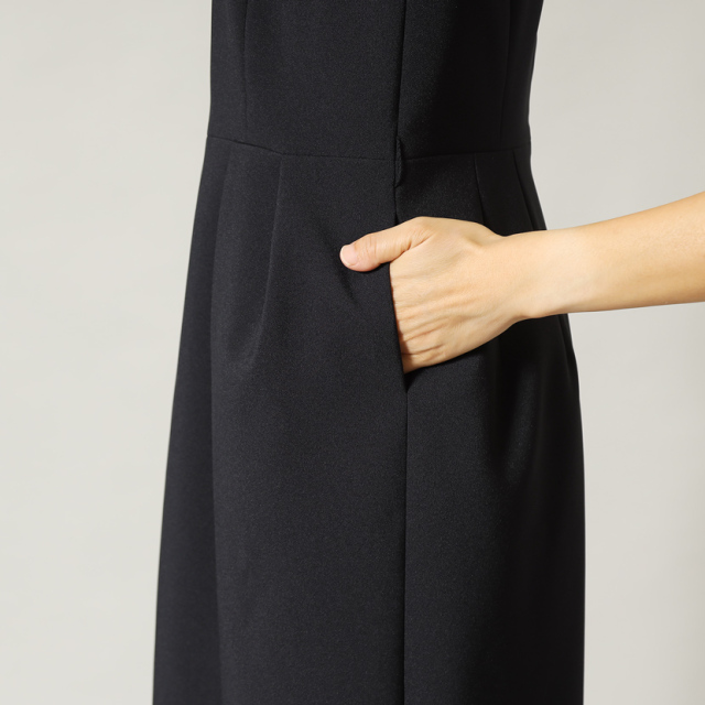 お受験,面接,学校説明会,学校訪問,濃紺,スーツ,ワンピース