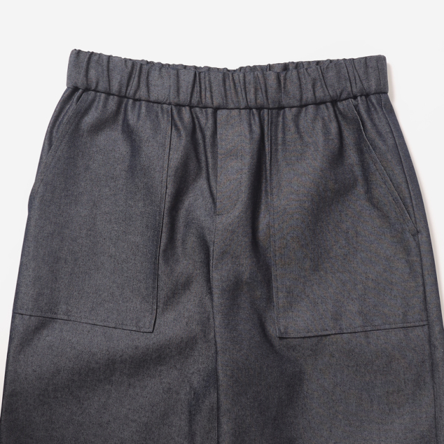 TTT MSW 23SS オーガニックコットン ワイドデニムパンツ　ブルー TTT MSW（ティー）の「Organic cotton denim wide pants（その他