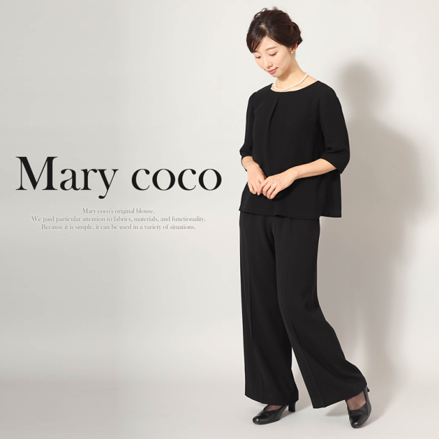 BLK/S/肩タックブラウス 肩タックブラウス - SOÉJU online store｜上質な大人の女性の