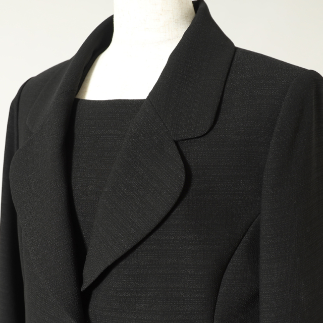 ブラックフォーマル,黒,喪服,礼服,レディース,アンサンブル,ブラック,葬儀,冠婚葬祭,法事,品格