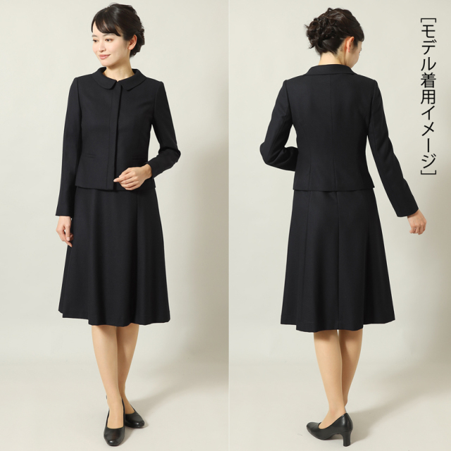 お受験,面接,学校説明会,学校訪問,濃紺スーツ