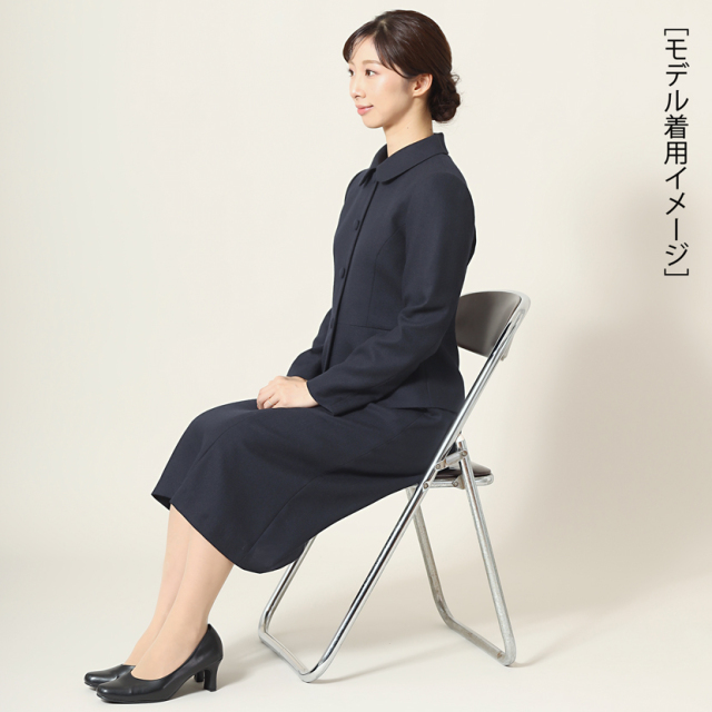 お受験,面接,学校説明会,学校訪問,濃紺,スーツ