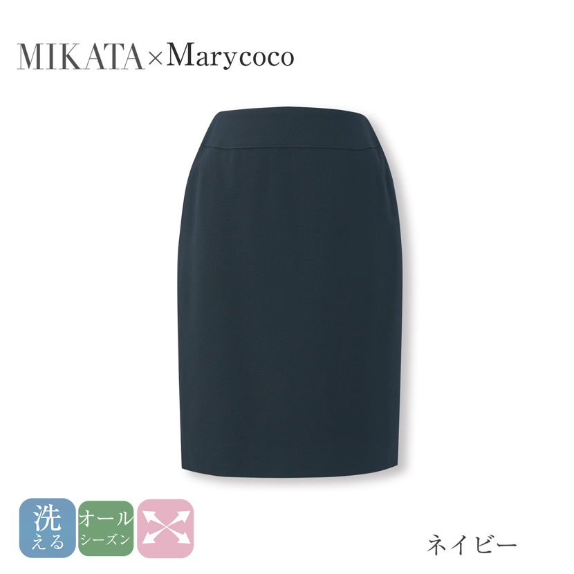 美形タイトスカート 事務服 スカート オフィスウエア ブラック ネイビー グレー mi-sa379s［MIKATA］