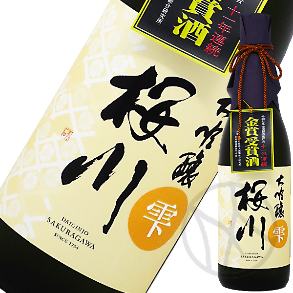 金賞受賞 大吟醸 片野桜 雫 清酒 1800ml 金賞受賞 大吟醸 片野桜 雫 清酒 1800ml