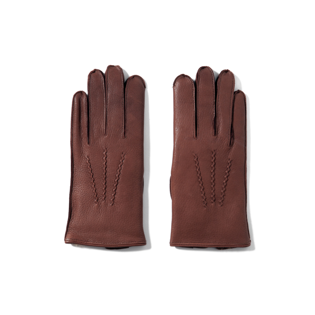 15-1544 DENTS Deerskin and Rabbit Furlining Gloves | Mashimo 