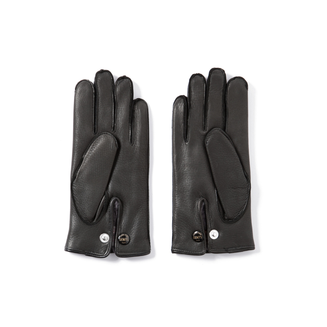 15-1544 DENTS Deerskin and Rabbit Furlining Gloves | Mashimo 