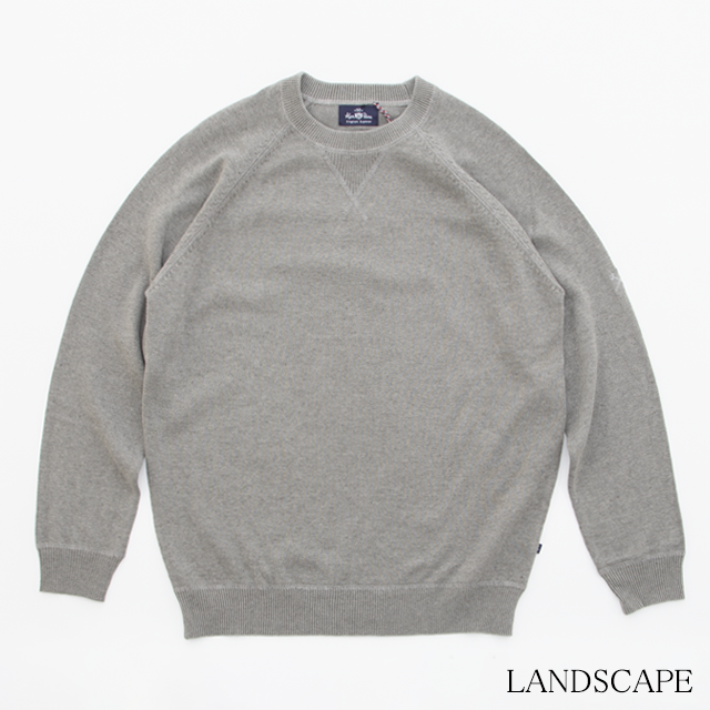 ALAN PAINE 9G コットンリネンクルーネックニット FARRINGDON 944Y11 