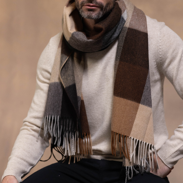 Joshua Ellis 70×190 大判カシミヤストール CPG52509【UNISEX