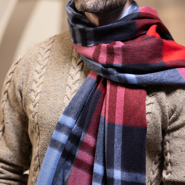 Joshua Ellis 70×190 大判カシミヤストール CPG52543【UNISEX