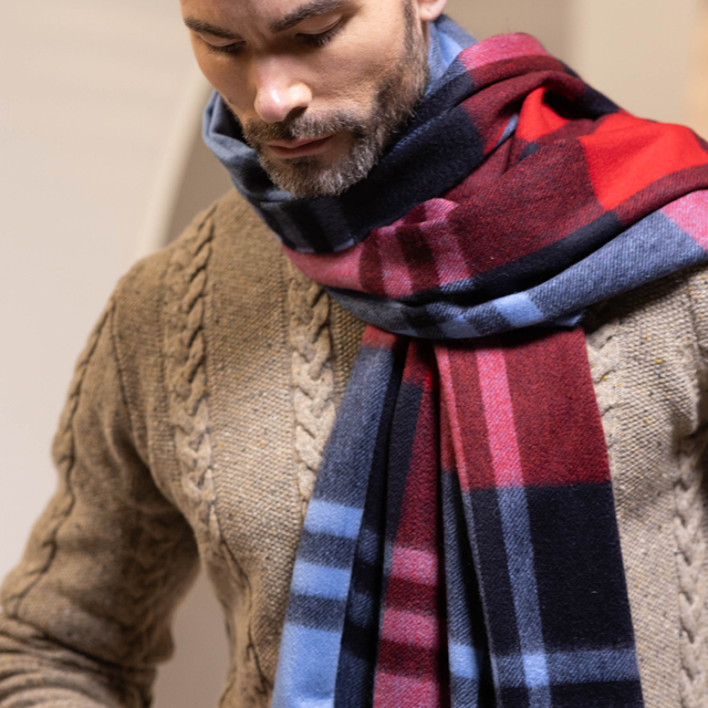 Joshua Ellis 70×190 大判カシミヤストール CPG52543【UNISEX