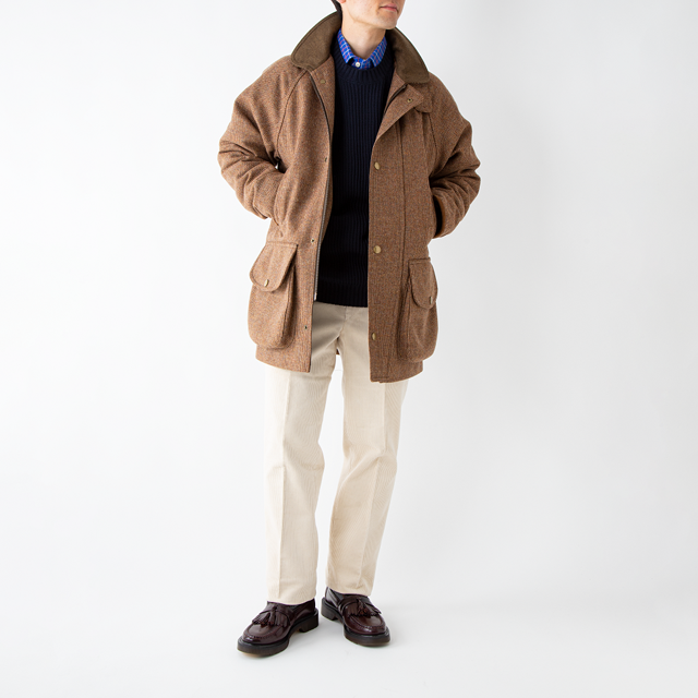 CORDINGS ハンティングツイードフィールドコート FC356 【MENS