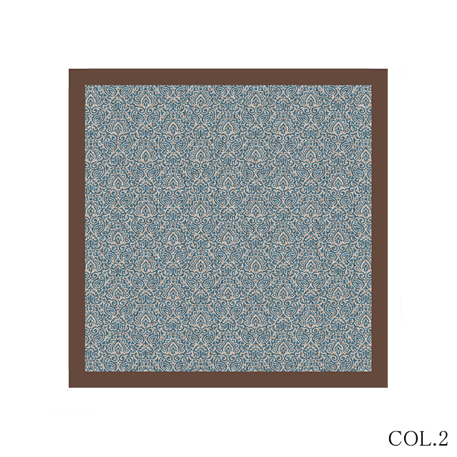 VINCENZO MIOZZA 65×65 カシミヤシルク スカーフ JF040214 【UNISEX