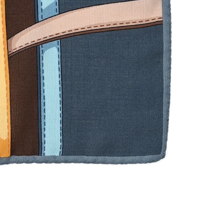 VINCENZO MIOZZA 65×65 カシミヤシルク スカーフ JF049497 【UNISEX