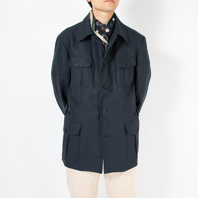 I'heritage martinique リネンサファリジャケット CORDINGS リネンサファリジャケット JKP663 【MENS】 | Mashimo
