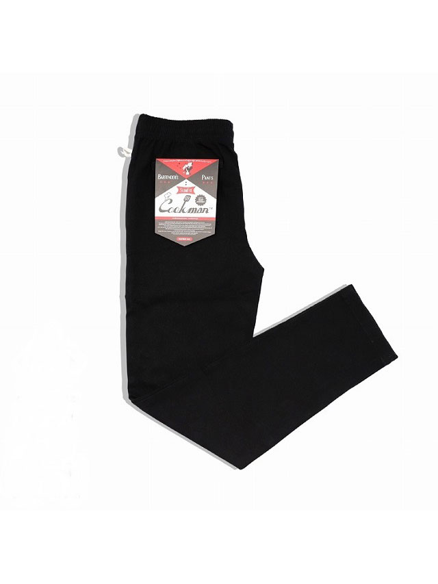 COOKMAN 「Bartender’s Pants Black」 バーテンダーズパンツ