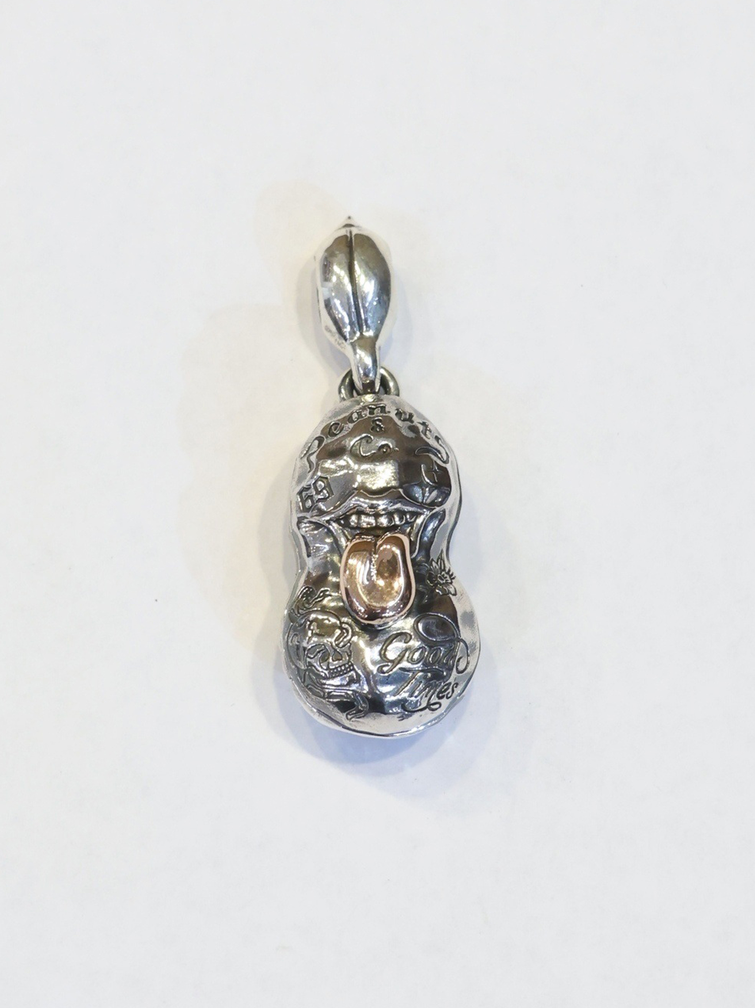 Peanuts&Co　「BERO TATTOO PEANUTS SLIDE L SILVER × K10PG」　SILVER925製 ペンダントトップ