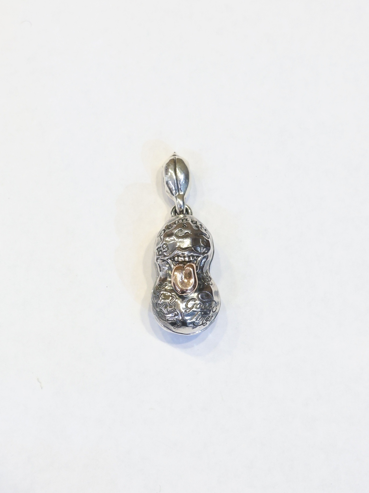 Peanuts&Co　「BERO TATTOO PEANUTS SLIDE M SILVER × K10PG」　SILVER925製 ペンダントトップ