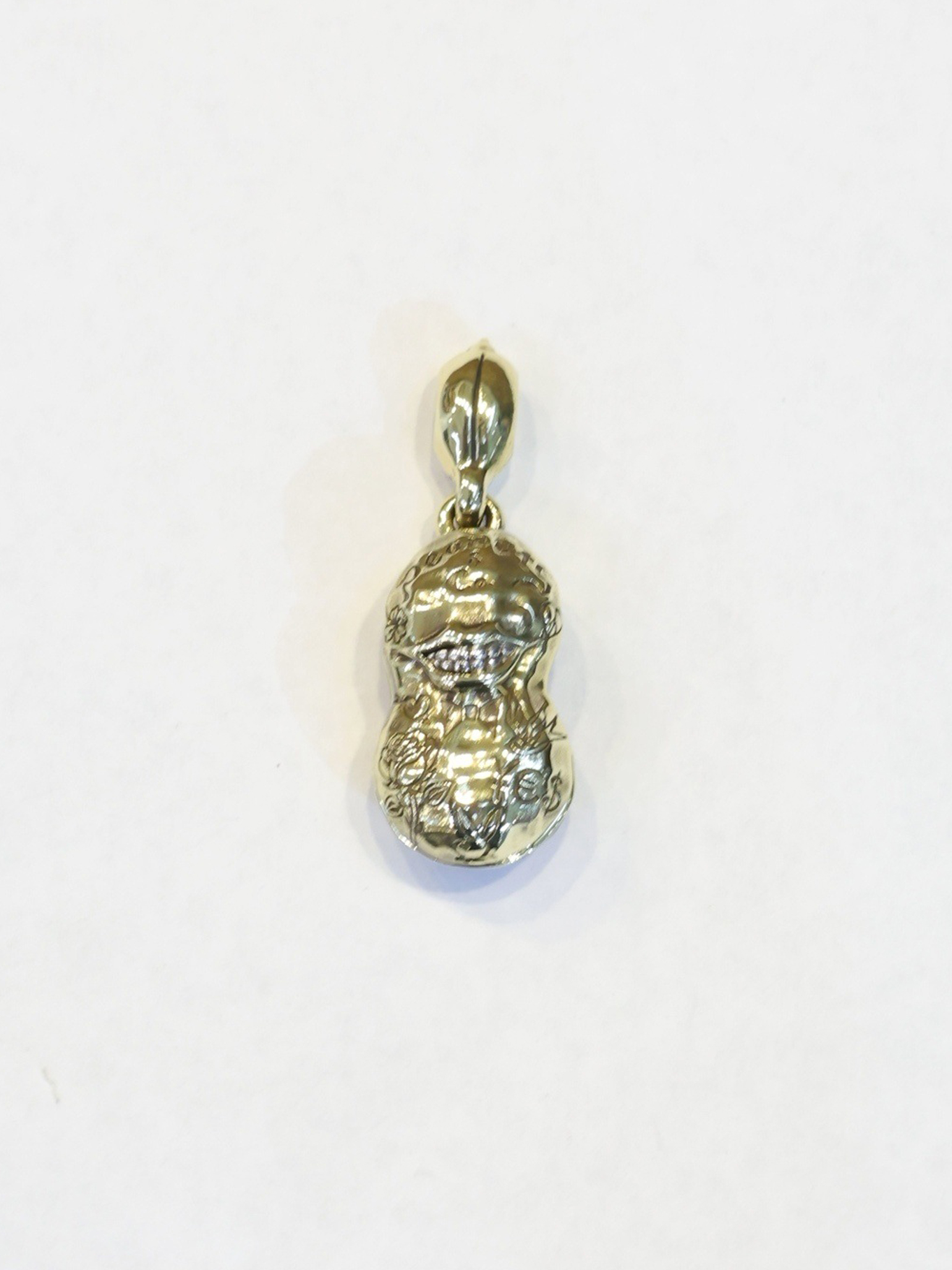 Peanuts&Co　「NORMAL TATTOO PEANUTS SLIDE M BRASS × SILVER」　BRASS製 ペンダントトップ