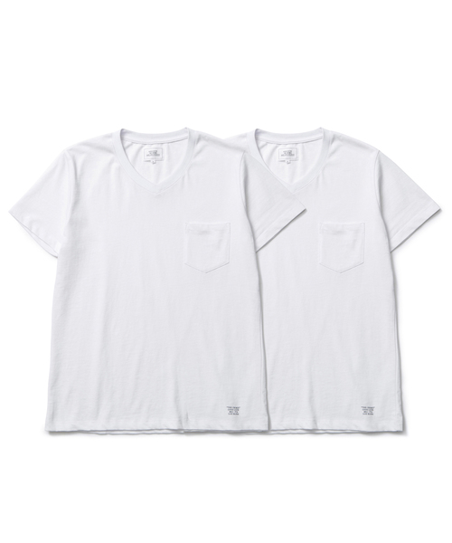 Crimie 2p Pack Premium V Neck Pocket T Shirt 2枚組vネックポケットティーシャツ Mash Up マッシュアップ