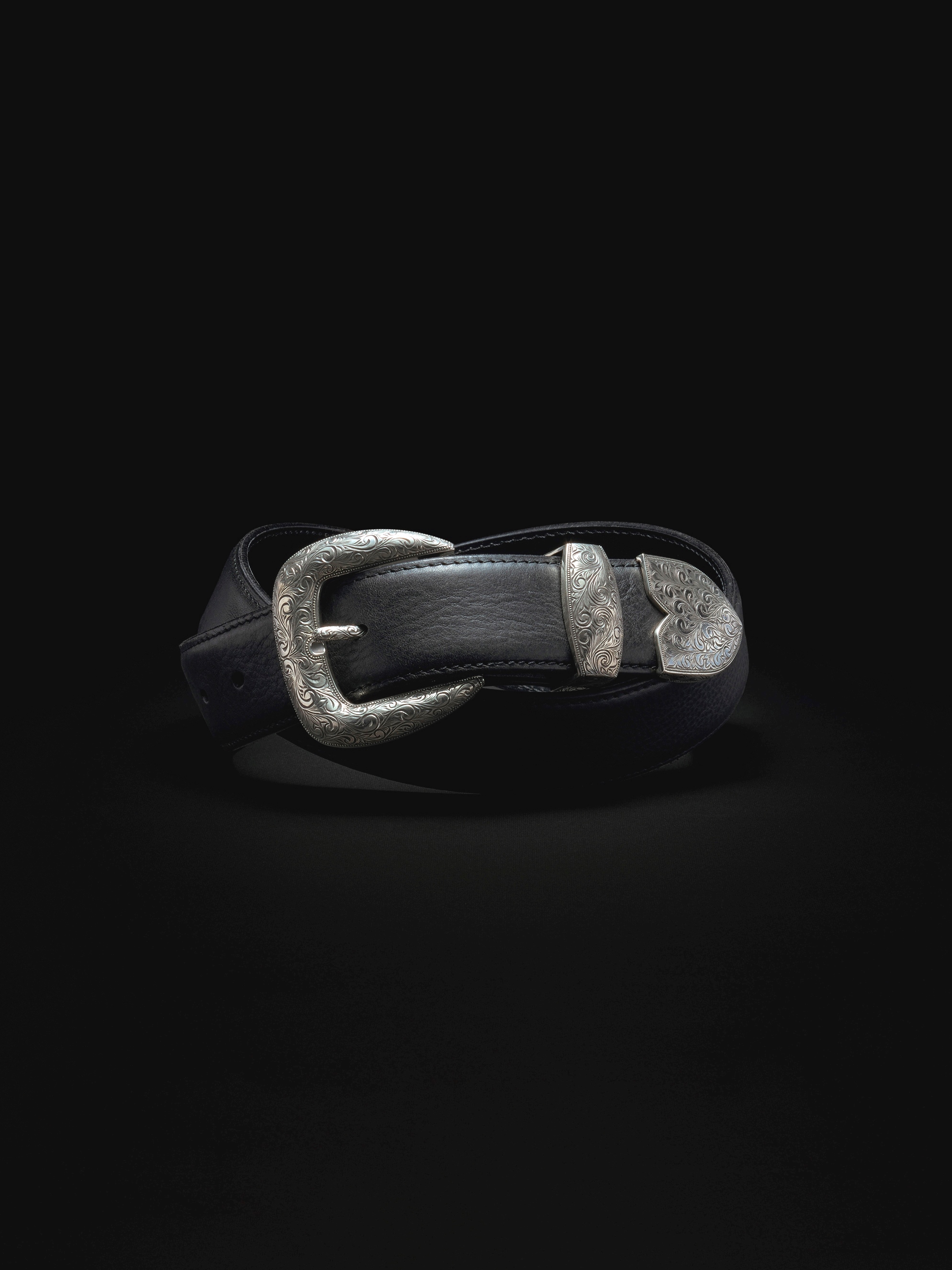 ANTIDOTE BUYERS CLUB　　「Leather Western 3 Piece Buckle Belt」　レザーベルト