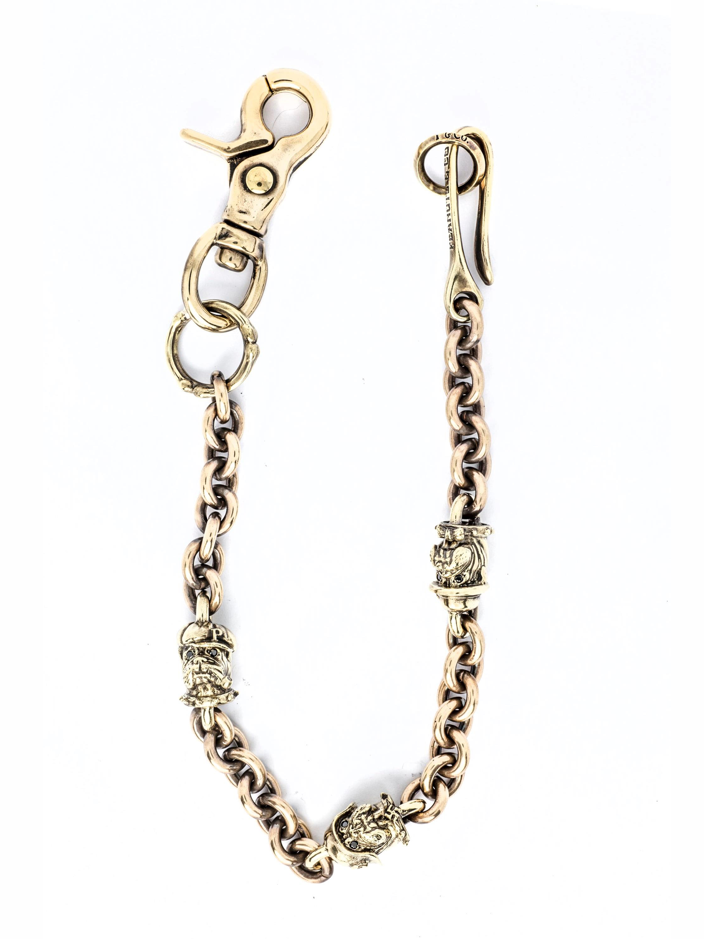 Peanuts&Co　「BULL WALLET CHAIN BRASS」　BRASS製ウォレットチェーン
