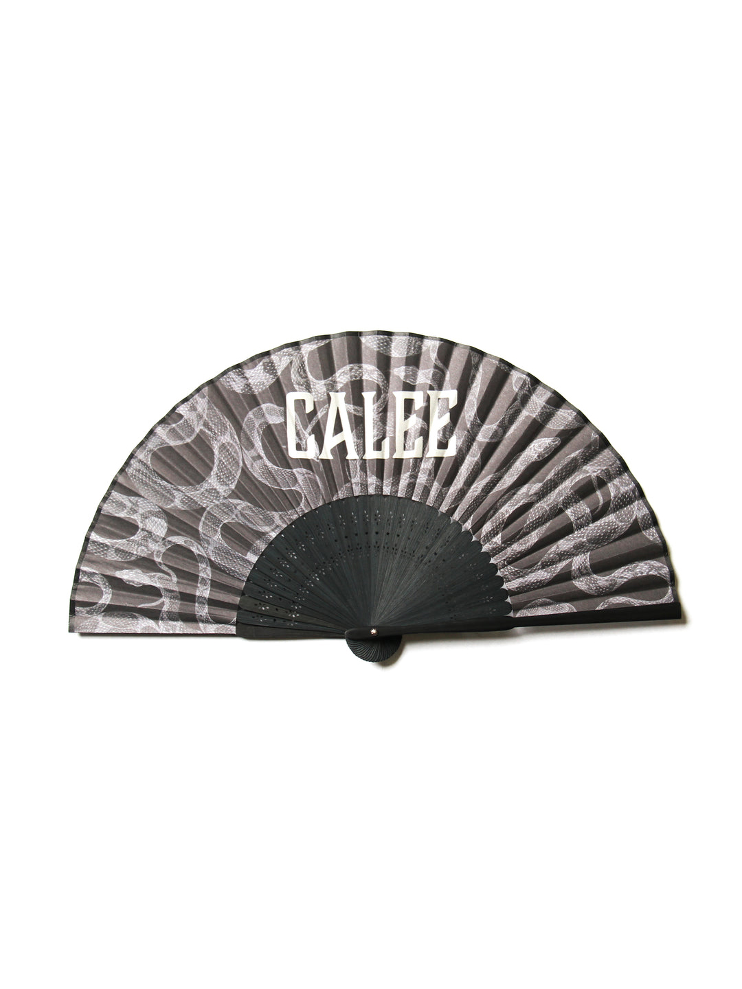 【 NEW YEAR EXCLUSIVE ITEM !! 】　CALEE 　　「ALLOVER SNAKE PATTERN HAND FAN ＜EXCLUSIVE＞」    扇子