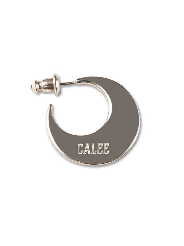 アクセサリー CALEE STUDS ROLL SILVER PIERCE <LARGE> STUDS ROLL