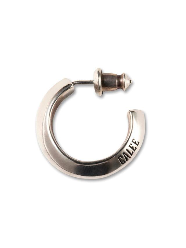 アクセサリー CALEE STUDS ROLL SILVER PIERCE <LARGE> CALEE 「LOGO ROLL PIERCE ＜LARGE＞ 」 SILVER 925製 ロール
