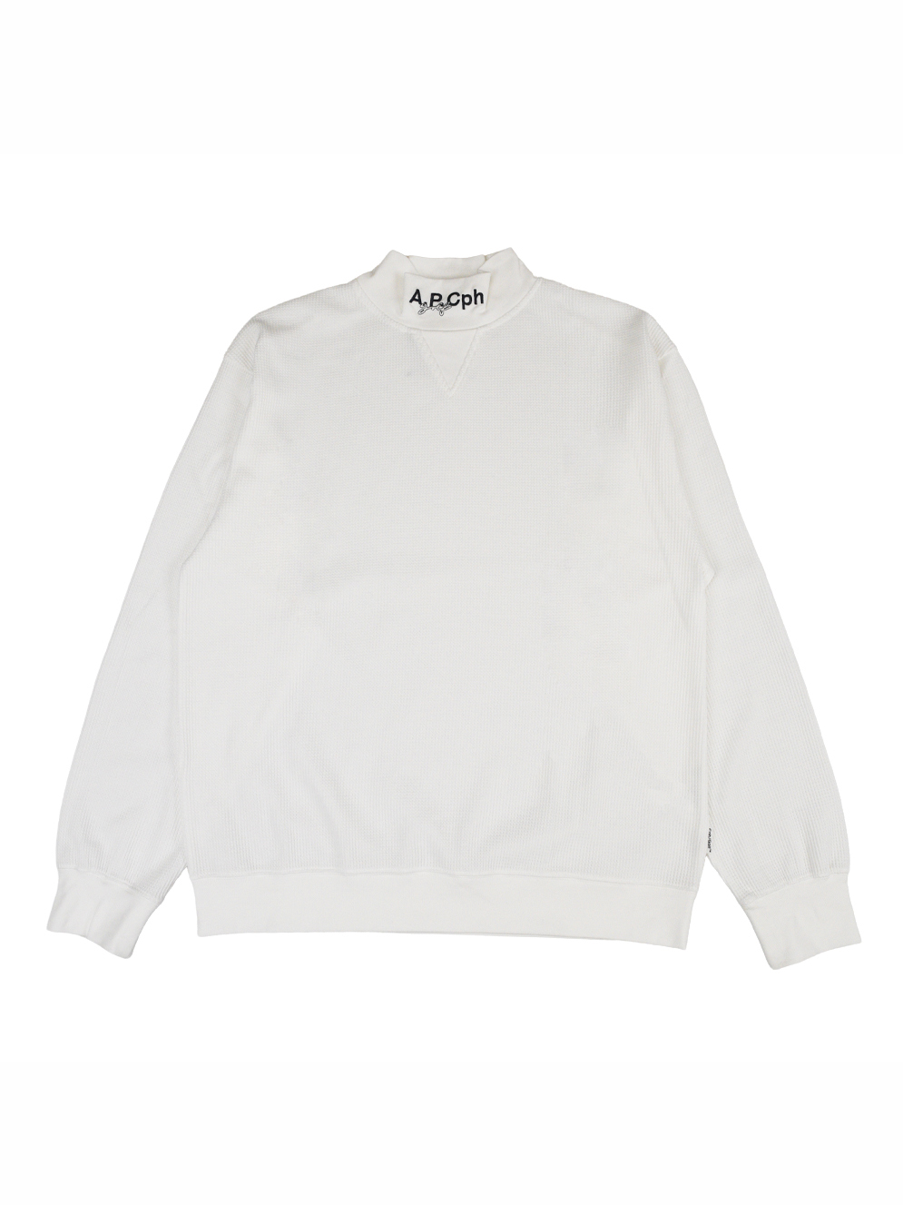 【9月2日12:00〜 発売！】A.P.C.Golf × CAPTAINS HELM GOLF　　「A.P.Cph/Golf THERMAL L/S MOCK NECK TEE」 　サーマル モックネックロングスリーブティーシャツ