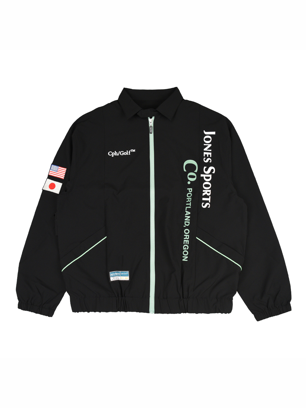 【10月21日 20:00 発売開始！】JONES × CAPTAINS HELM GOLF　　「STADIUM WIND BREAKER JACKET」 　ジップアップブルゾン
