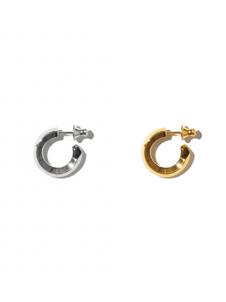 CAREERING × DELUXE　「PENTAGON 301F」　SILVER925製　ロールピアス