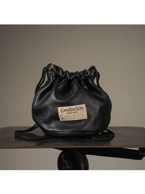 gladhand LEATHER EFFECT BAGギャングスタービル GANGSTERVILLE ギャングスタービル DARK NOIR - LEATHER EFFECT