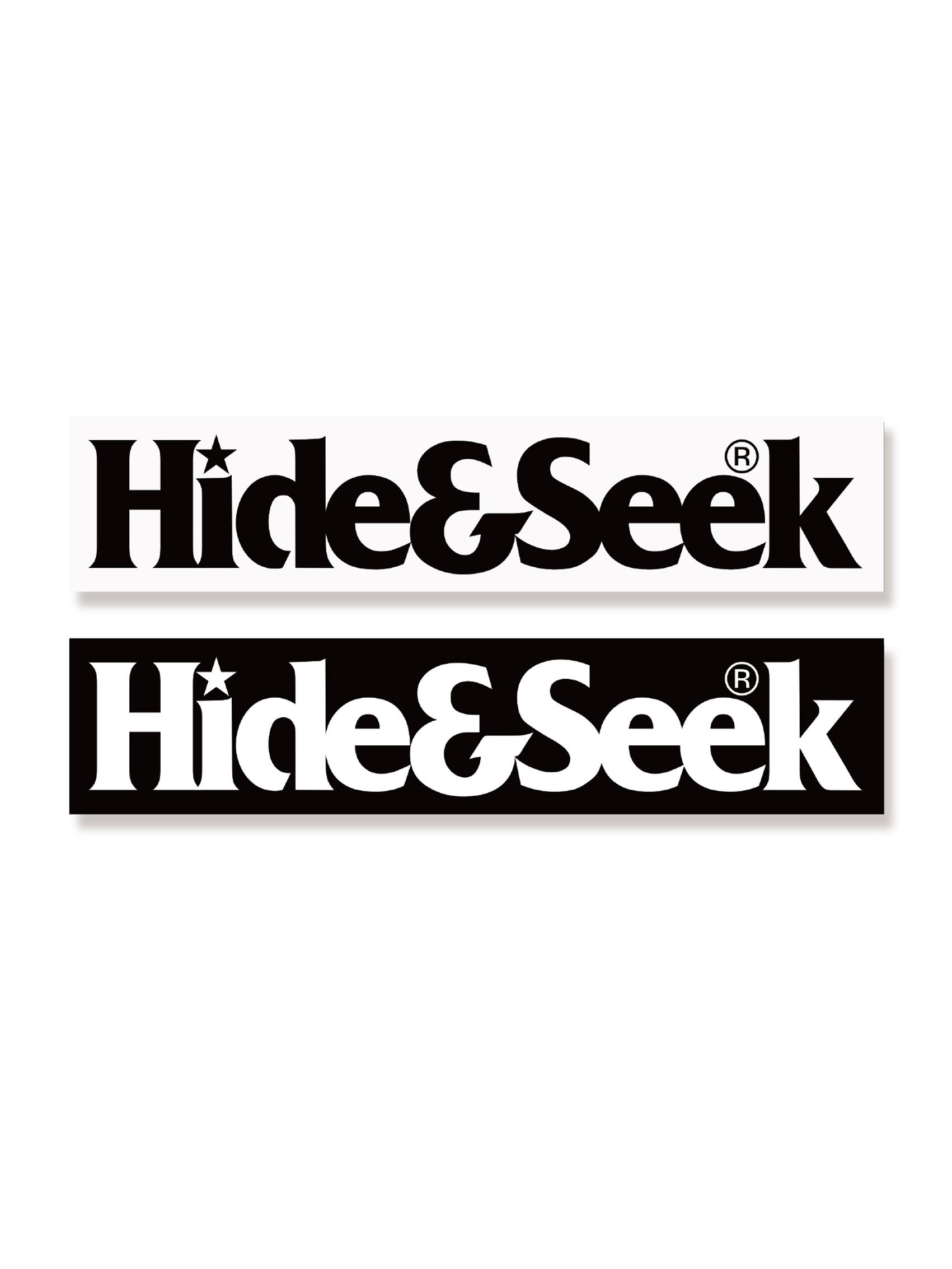 Hide and Seek 「Logo Sticker-L（26AW）」　ステッカー