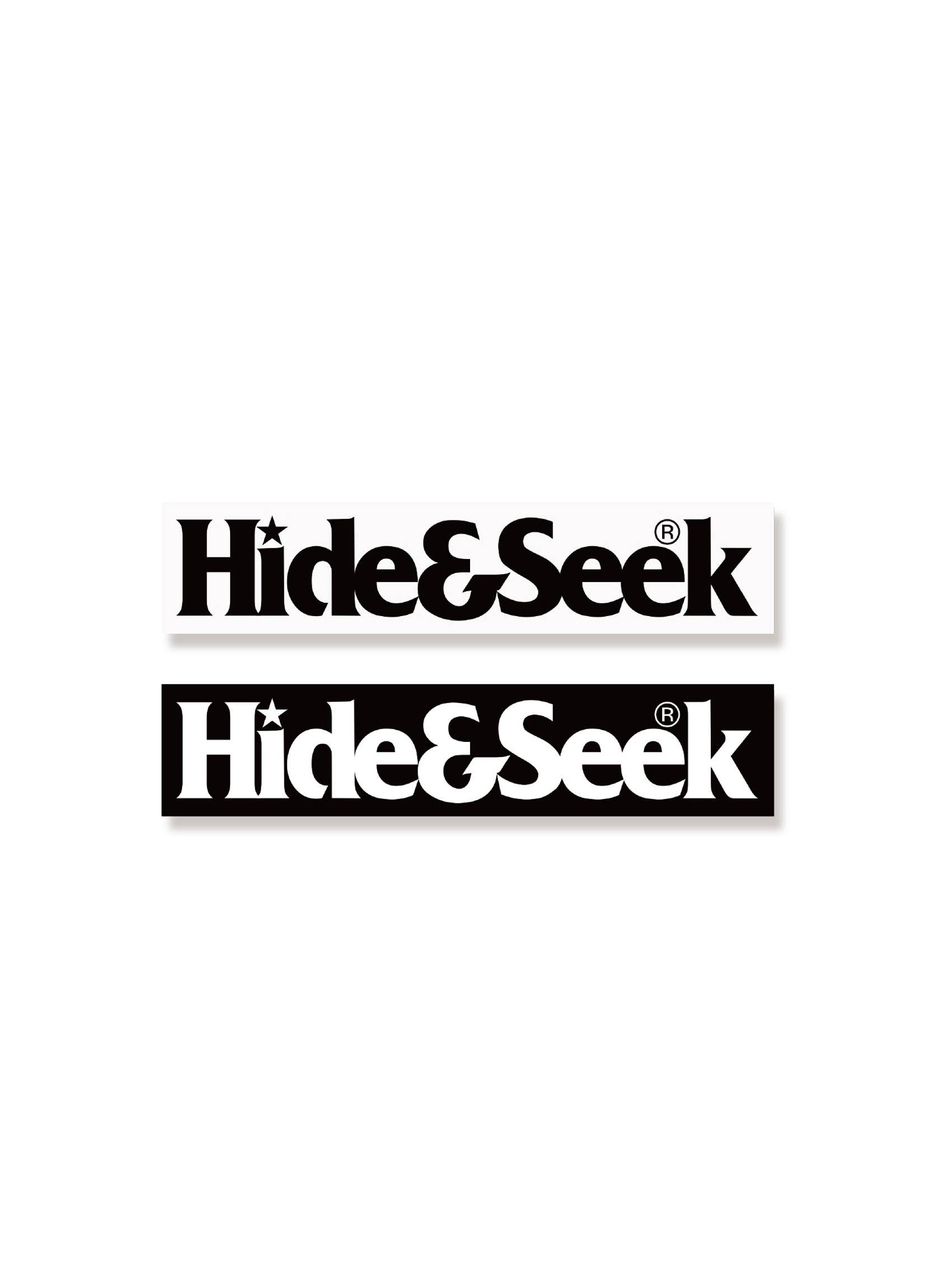 Hide and Seek 「Logo Sticker-M（26AW）」　ステッカー